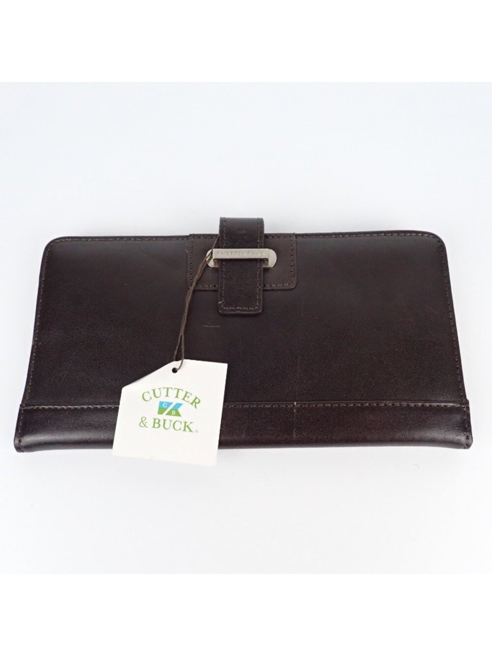 Cutter & Buck American Classic Collection Leather Travel Wallet – Brown – NWT